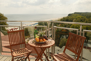 Hotel Seerose Balkon Ostsee